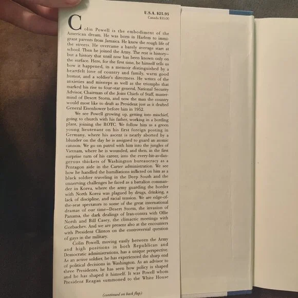 2/$7, 3/$9 My American Journey - hardcover book - Picture 3 of 4